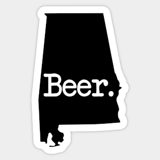 Alabama Beer AL Sticker